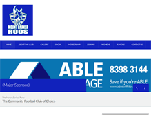 Tablet Screenshot of mountbarkerfootballclub.org.au